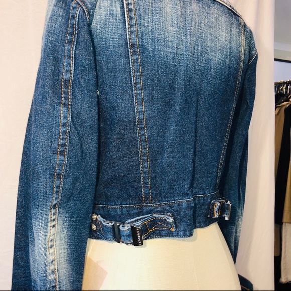 Fitted denim jacket. - Picture 4 of 7